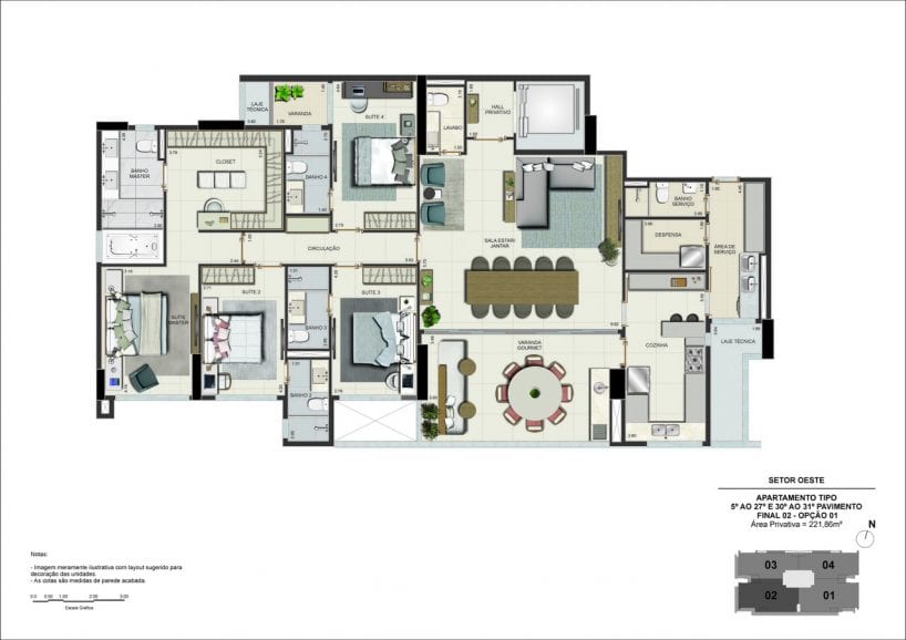 Reserva Newest - Planta 221m² Final 02